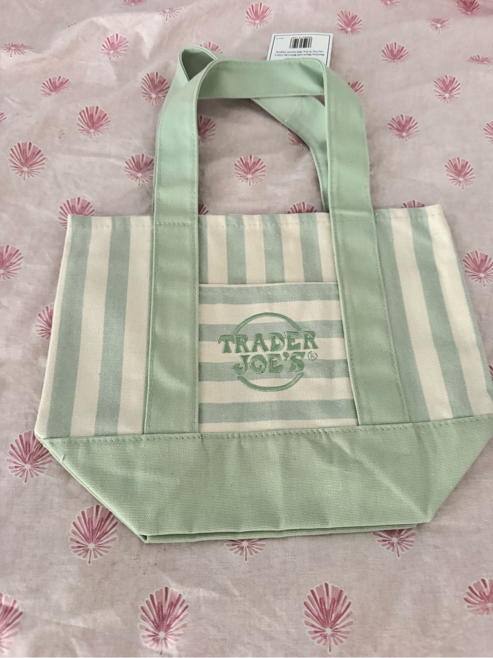 Trader Joe’s Pastel Striped mini tote set - Picture 5 of 5